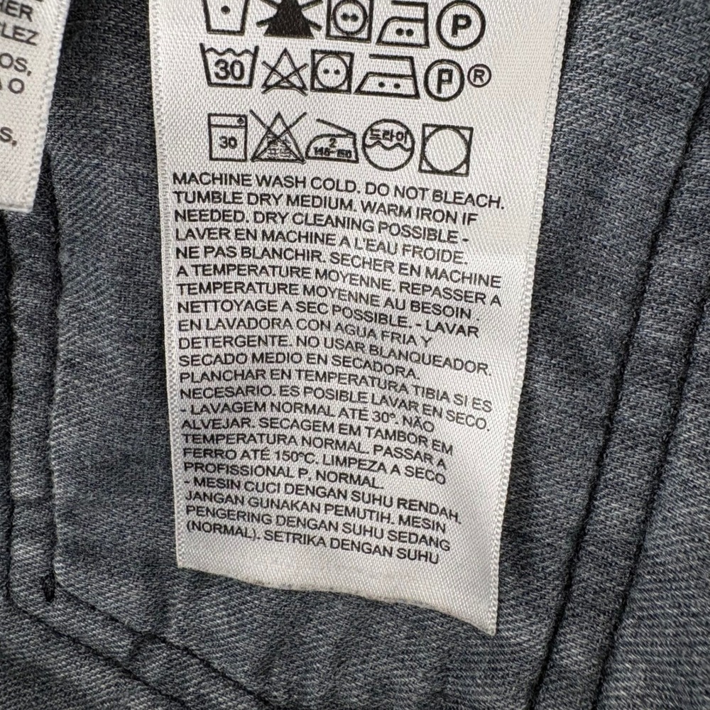 Levi's Jeans Mens 33x32 (Fits 33x31.5) Black 511 Slim Fit Dark Wash Classic - Picture 9 of 12